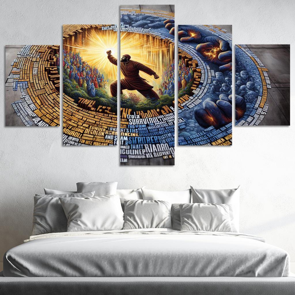 Tales Of Survival The Fight Against Domestic Violence Custom Paintings Frame