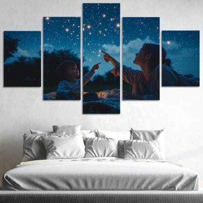 Stars In Our Eyes Dreams Of Tomorrow Custom Paintings Frame