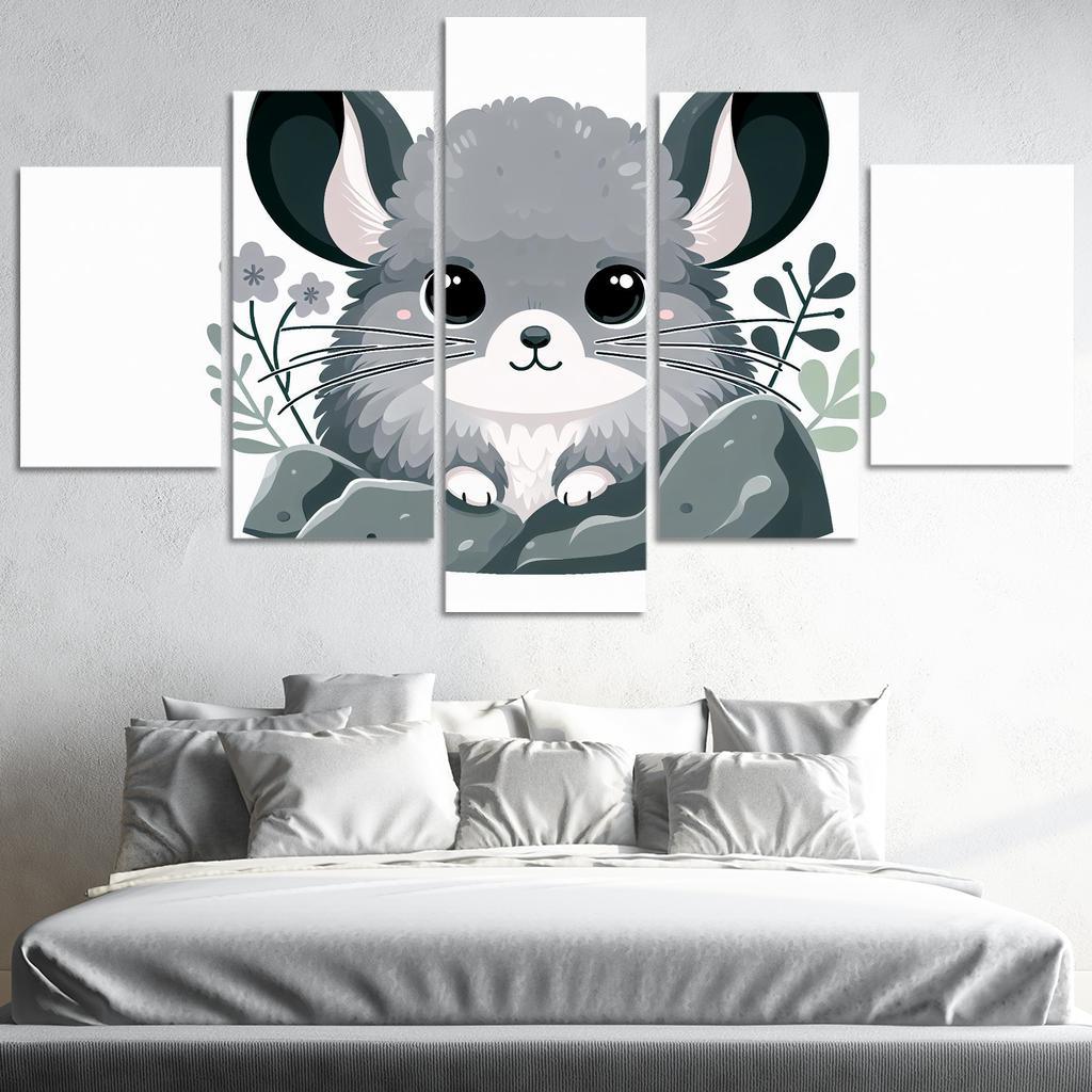 Charming Chinchilla Modern Paintings Frame