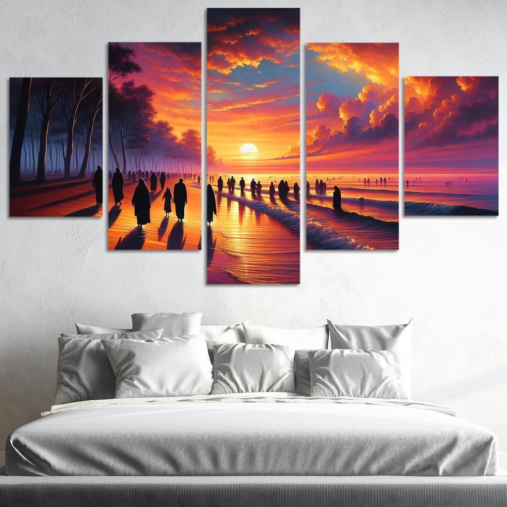 Sunrise Bay Early Morning Magic Multi-panel Paintings
