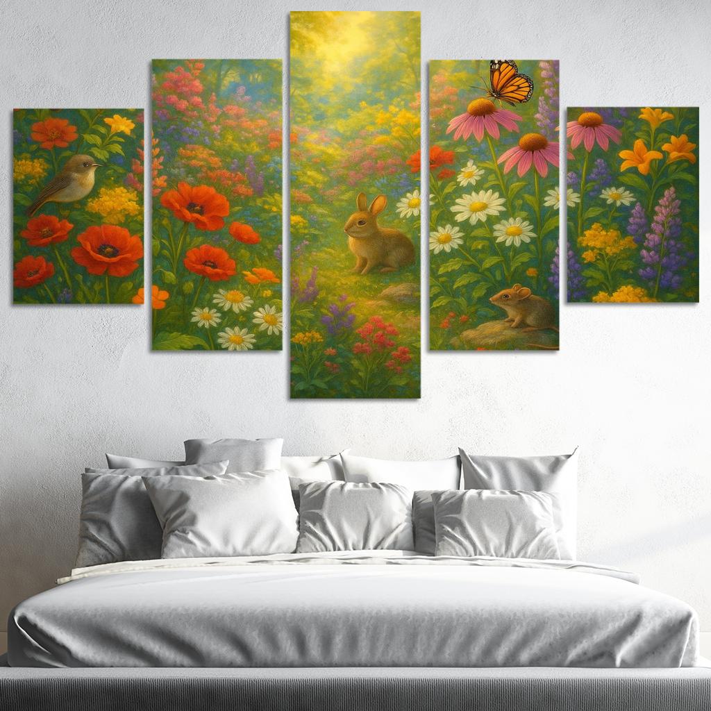 Secret Garden - Magical Plant World Framed Paintings