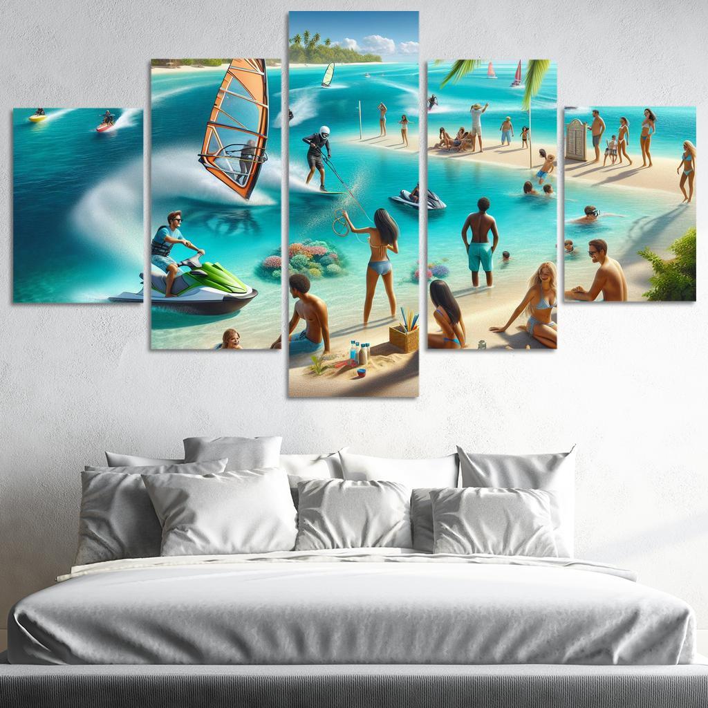 Coral Coast An Adventure Seeker's Dream Custom Paintings Frame