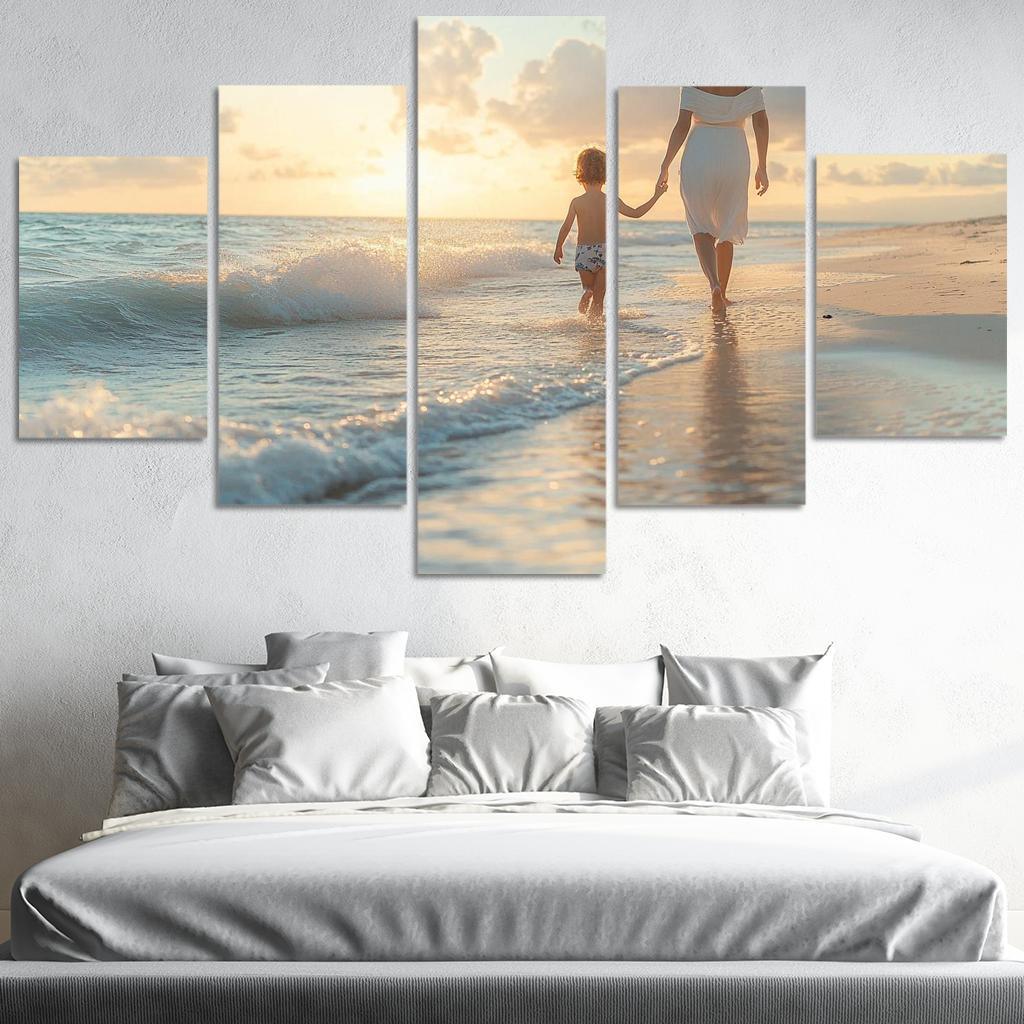 Embracing Change A Mothers Support Through Transitions Canvas Paintings Frame