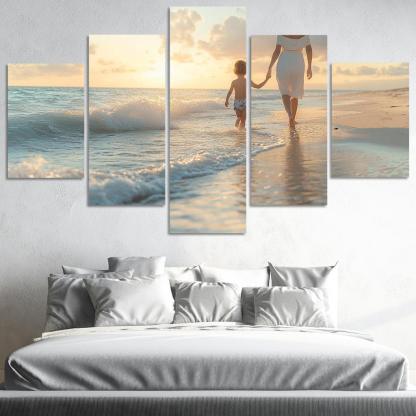 Embracing Change A Mothers Support Through Transitions Canvas Paintings Frame