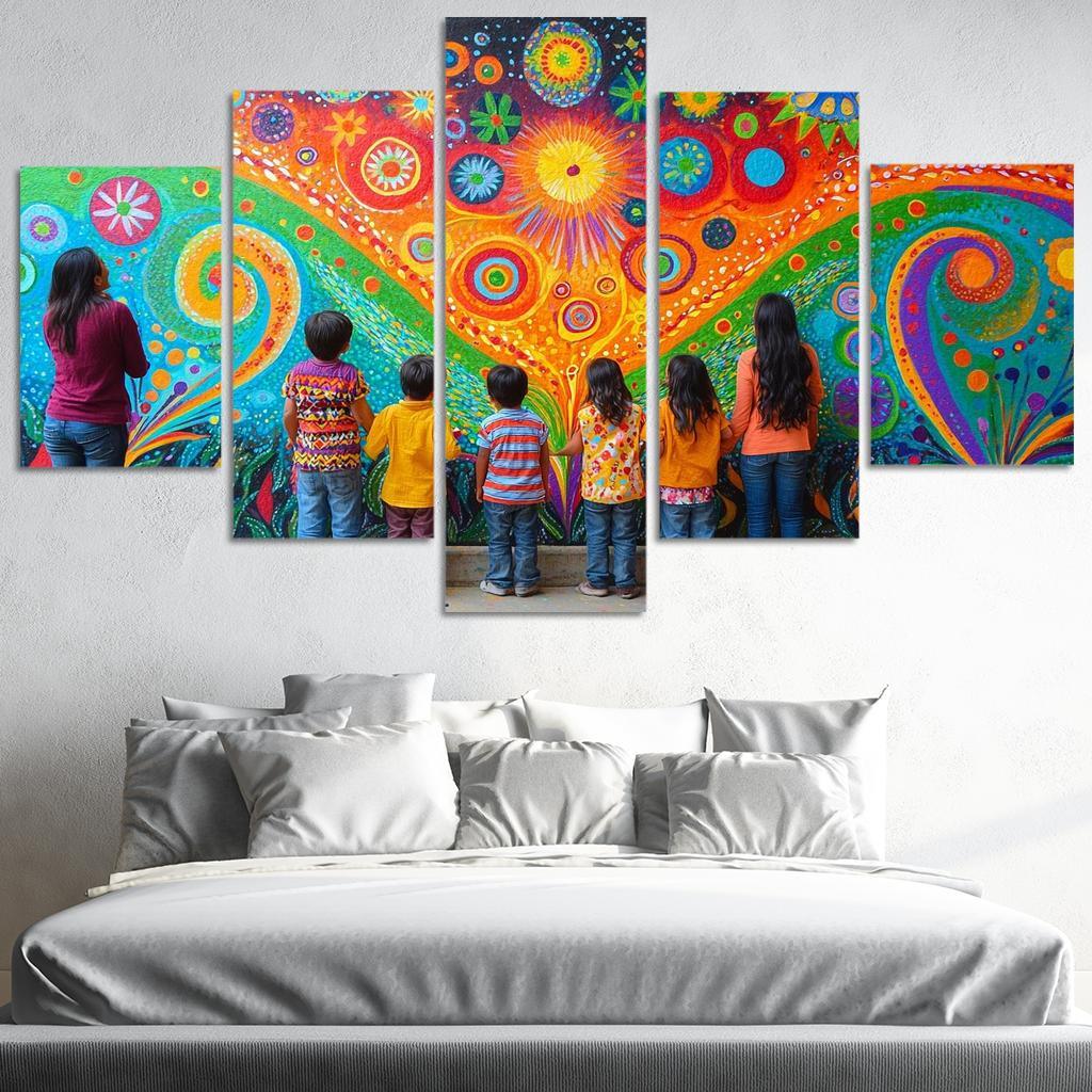 A Mothers Love The Heartbeat Of The Family Custom Paintings Frame