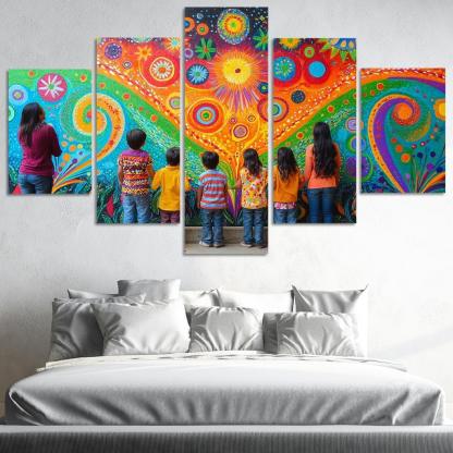 A Mothers Love The Heartbeat Of The Family Custom Paintings Frame