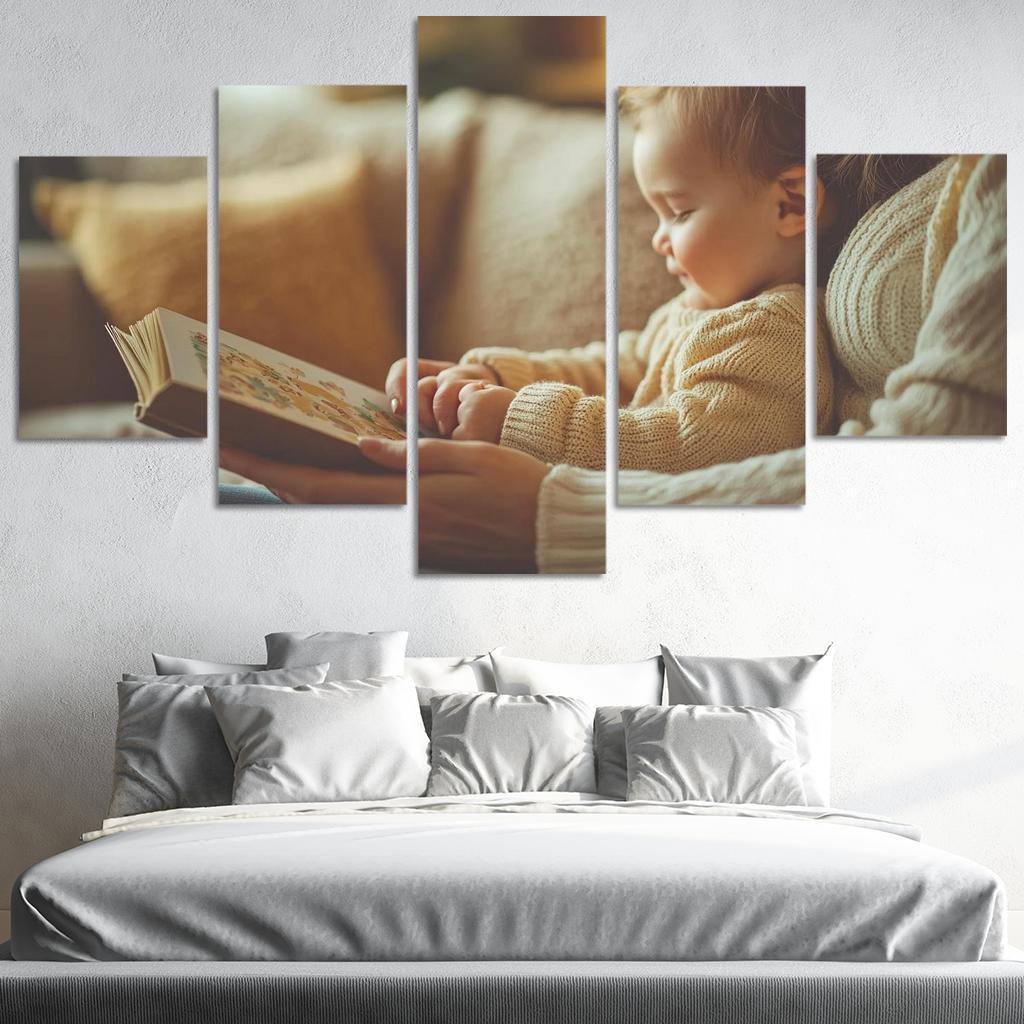 The Nurturing Touch A Mothers Loving Hands Canvas Paintings Frame