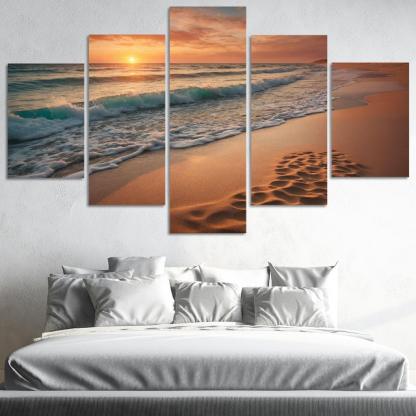 The Enchanted Shores Of Golden Dunes Art Trends