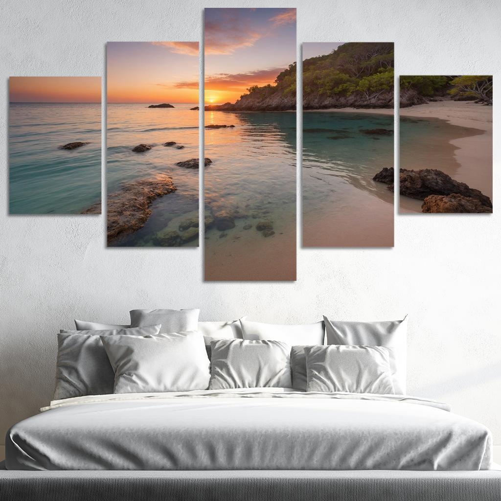 Serene Embrace Of Coral Bay Art Trends