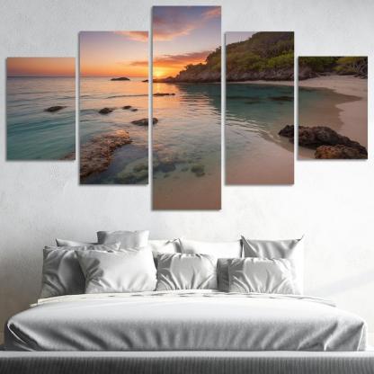 Serene Embrace Of Coral Bay Art Trends