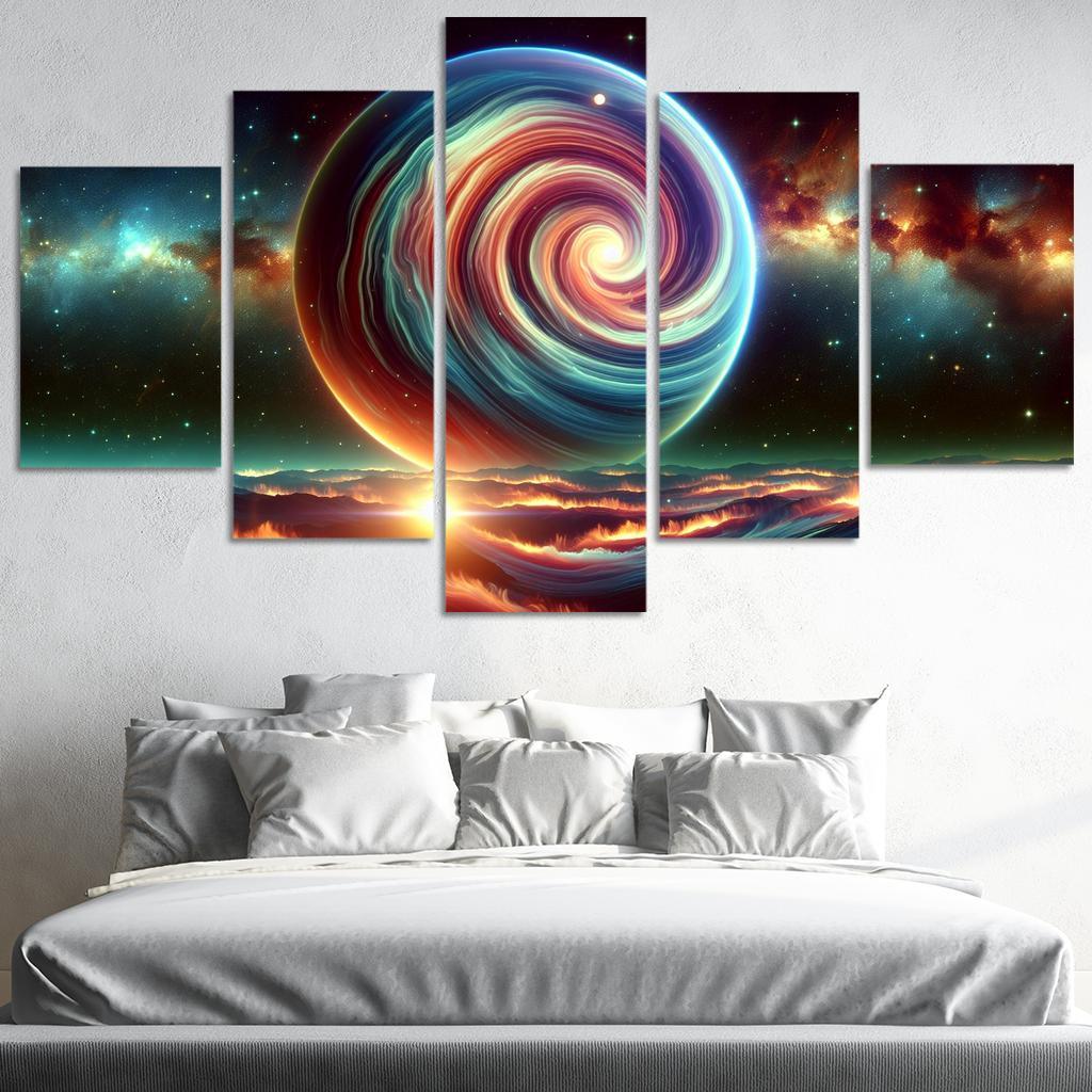 The Hidden World Of Gas Giants Abstract Paintings Frame