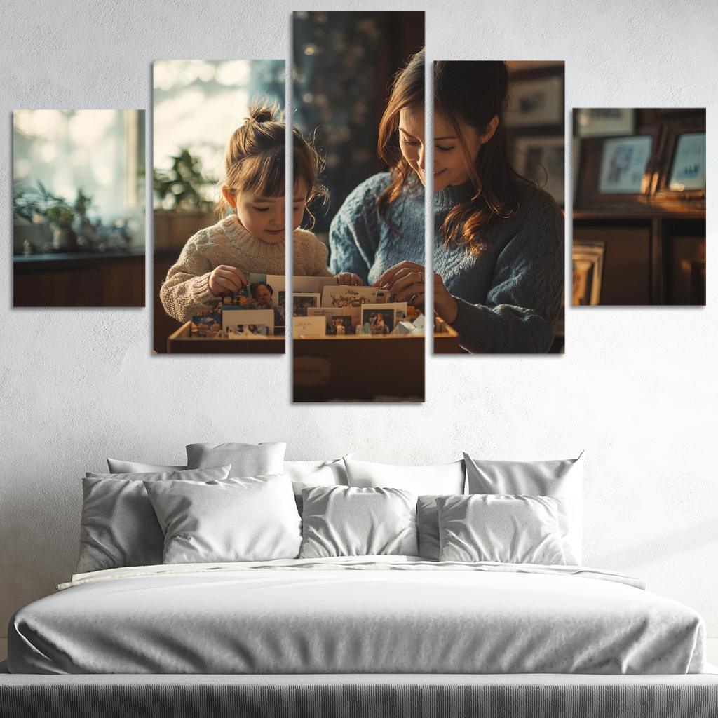 Treasured Moments A Mothers Keepsake Canvas Paintings Frame