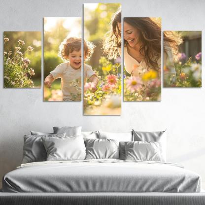 Sunlit Moments Embracing Daylight With Love Custom Paintings Frame