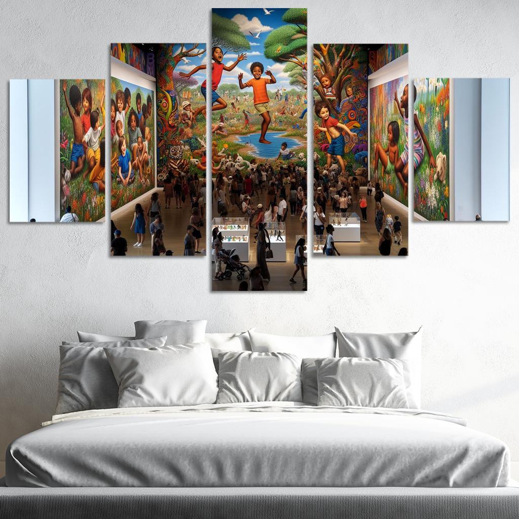 The Right To Play Advocating For Children's Freedom Framed Paintings