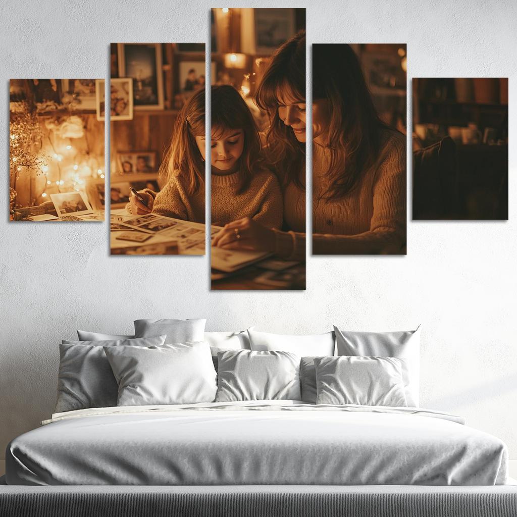 A Time To Remember Celebrating Motherhood Canvas Paintings Frame