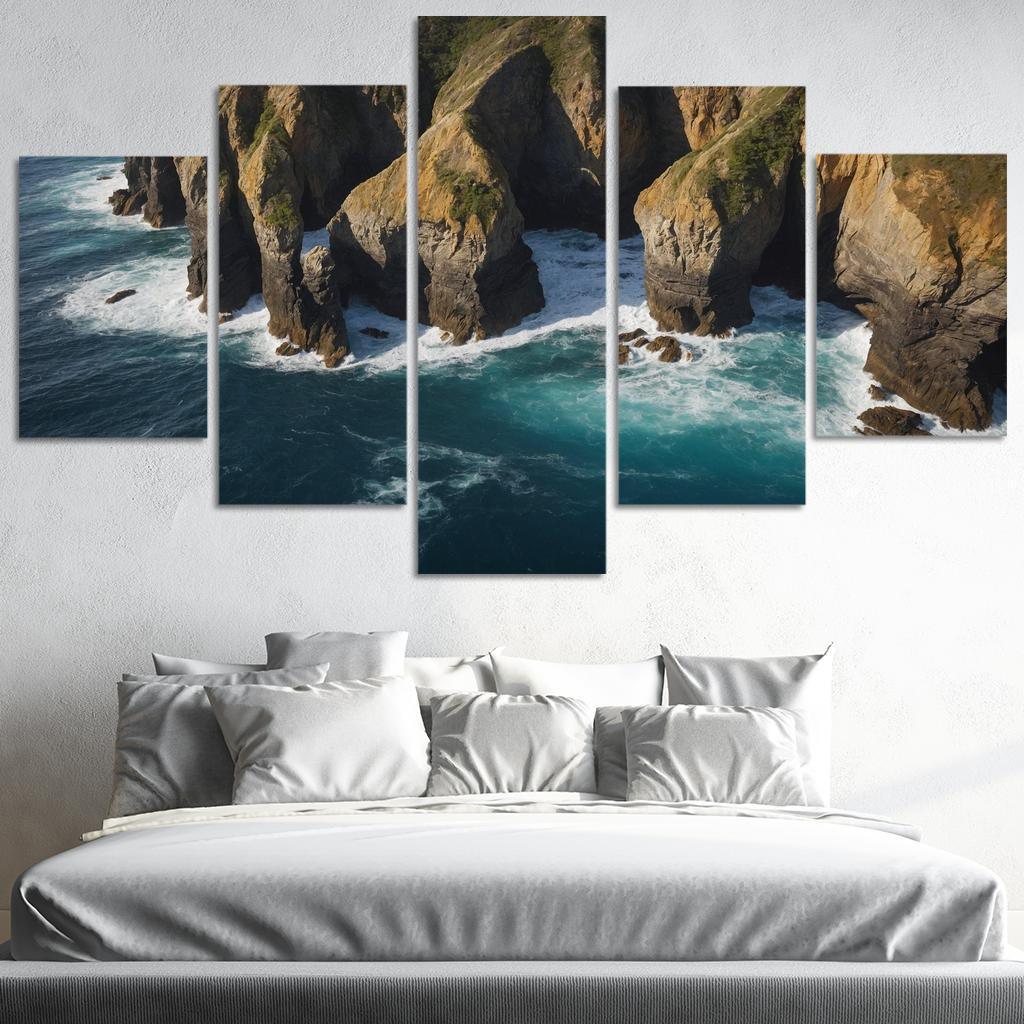 The Majestic Cliffs Of Azure Sky Art Trends