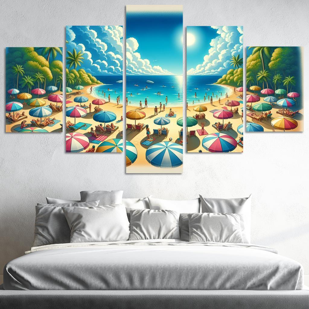The Azure Beach Custom Paintings Frame
