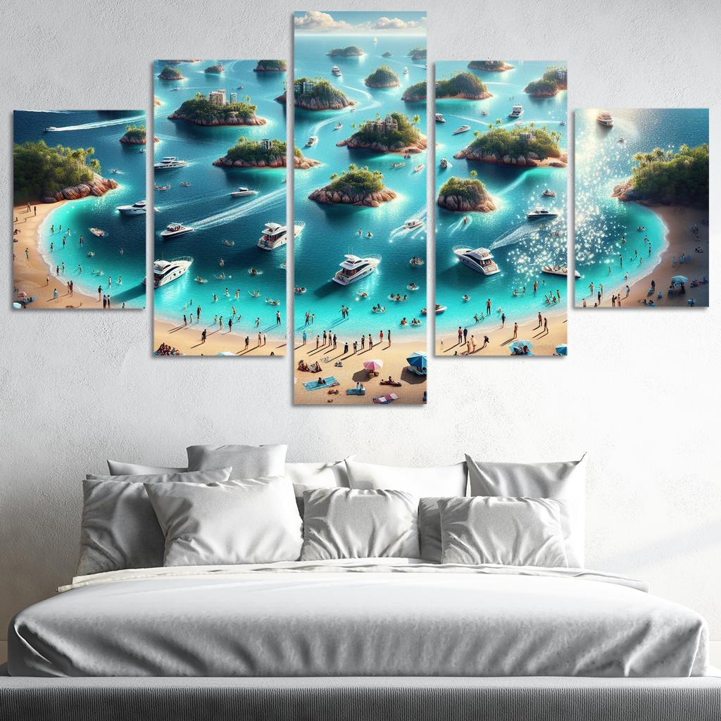 Island Hopping Adventure Premium Artwork Frames