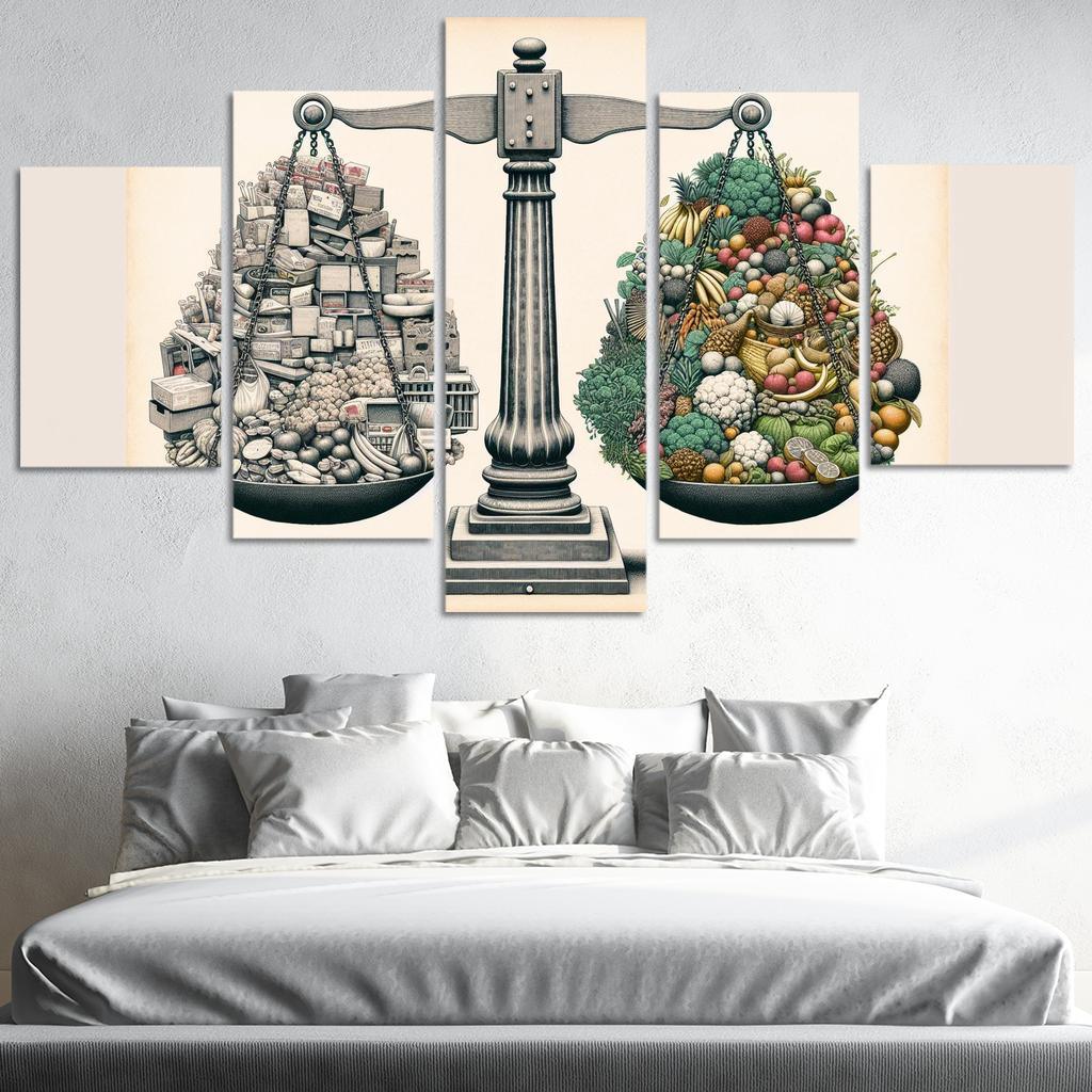 The Price Of Progress The Cost Of Consumerism Custom Paintings Frame