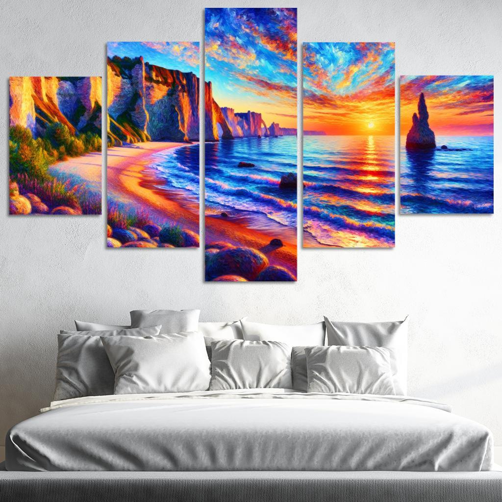 Seaside Enclave Artistic Inspiration Premium Artwork Frames