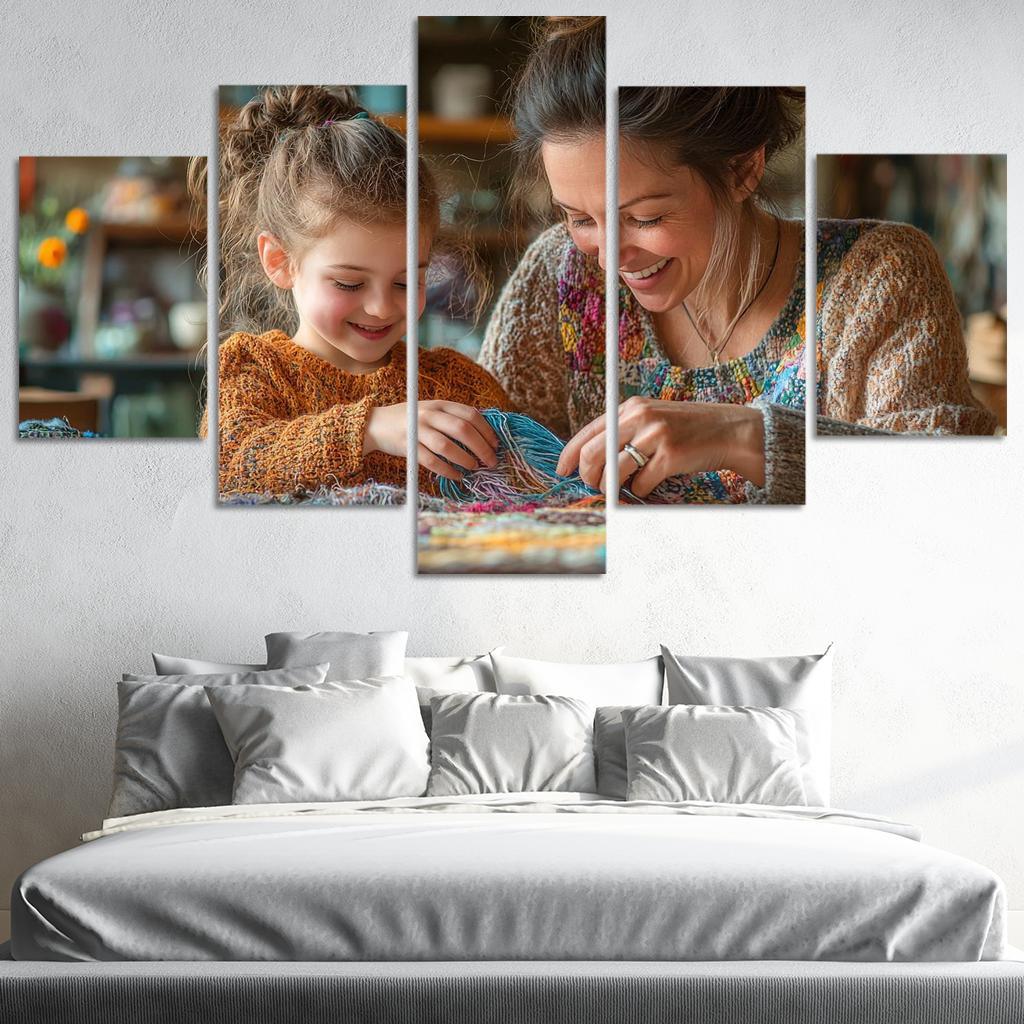 Threads Of Time A Mothers Lifelong Journey Canvas Paintings Frame