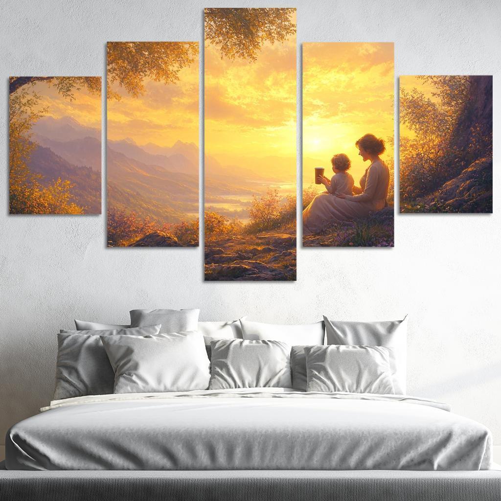 Sunrise Moments The Dawn Of Love Custom Paintings Frame