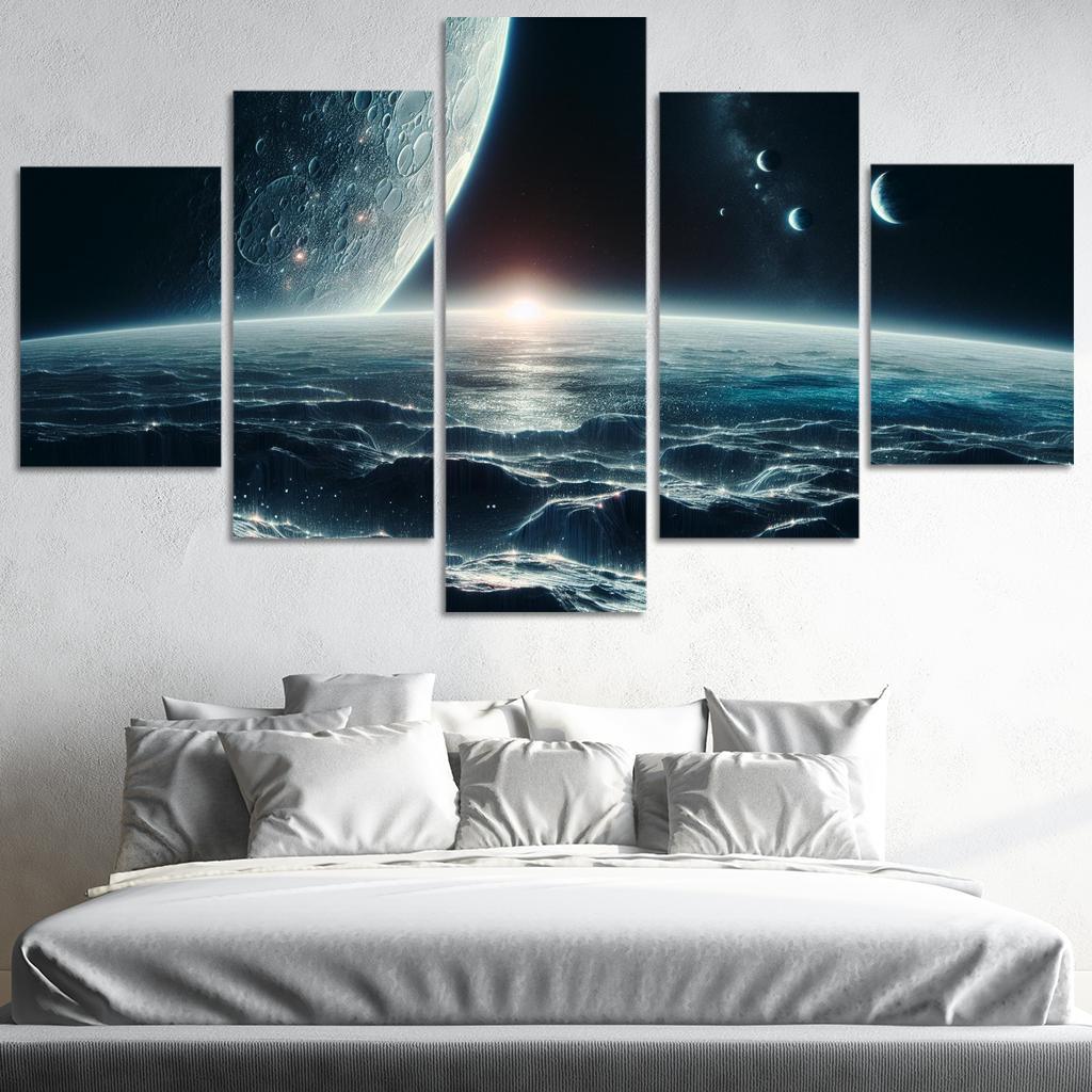 The Chilling Reality Of Ice Worlds Abstract Paintings Frame