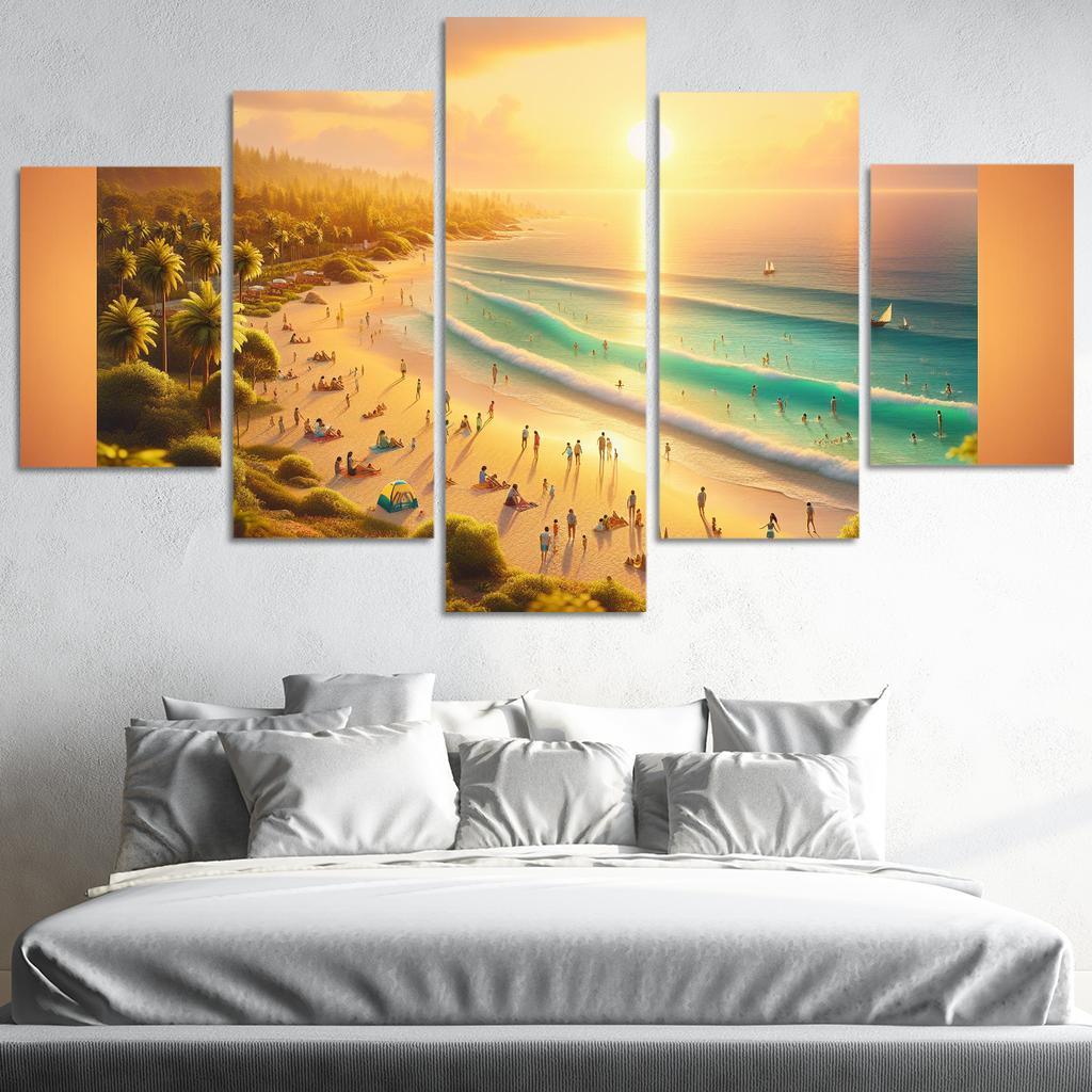 Paradise Point Beach Custom Paintings Frame