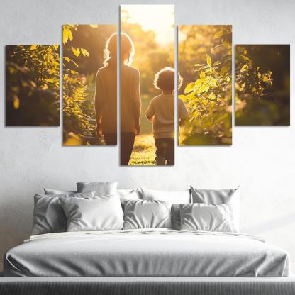 Journey Of Hearts A Mothers Guiding Love Custom Paintings Frame