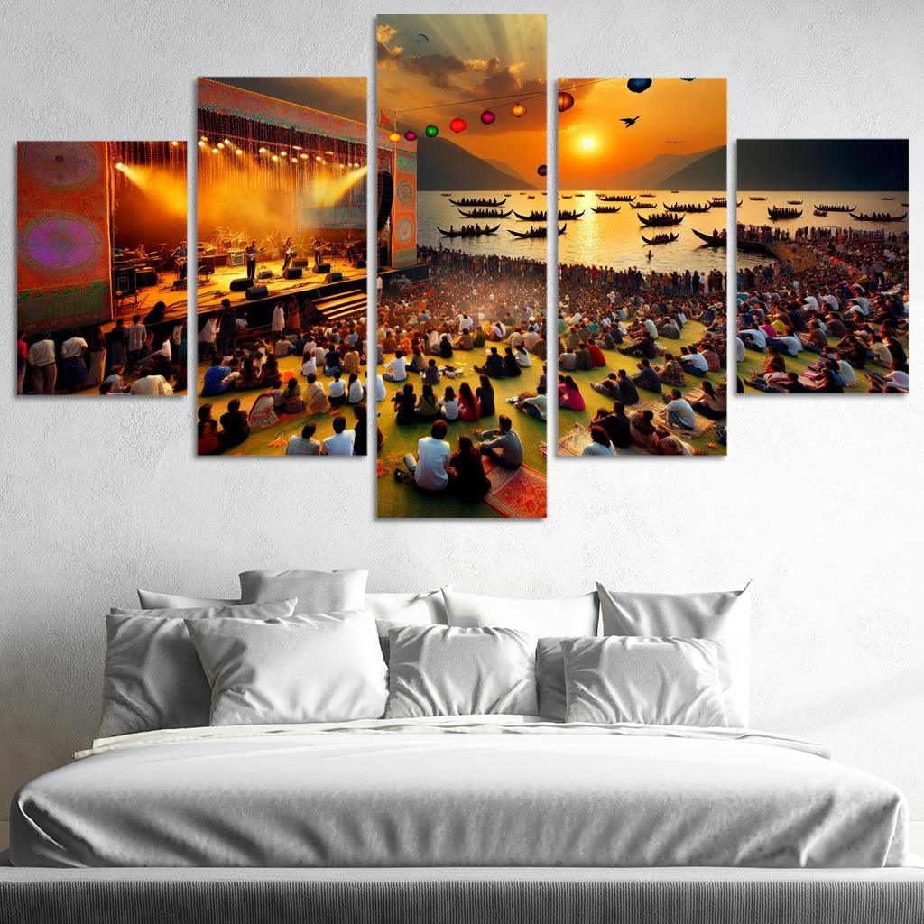 Montreux Jazz Festival - Switzerland Framed Paintings