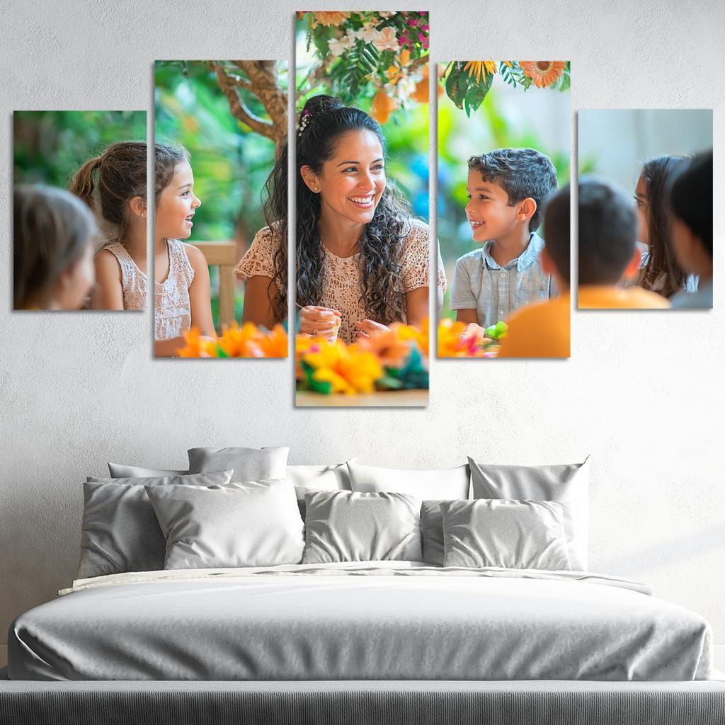 The Circle Of Life Nurturing Connections Custom Paintings Frame