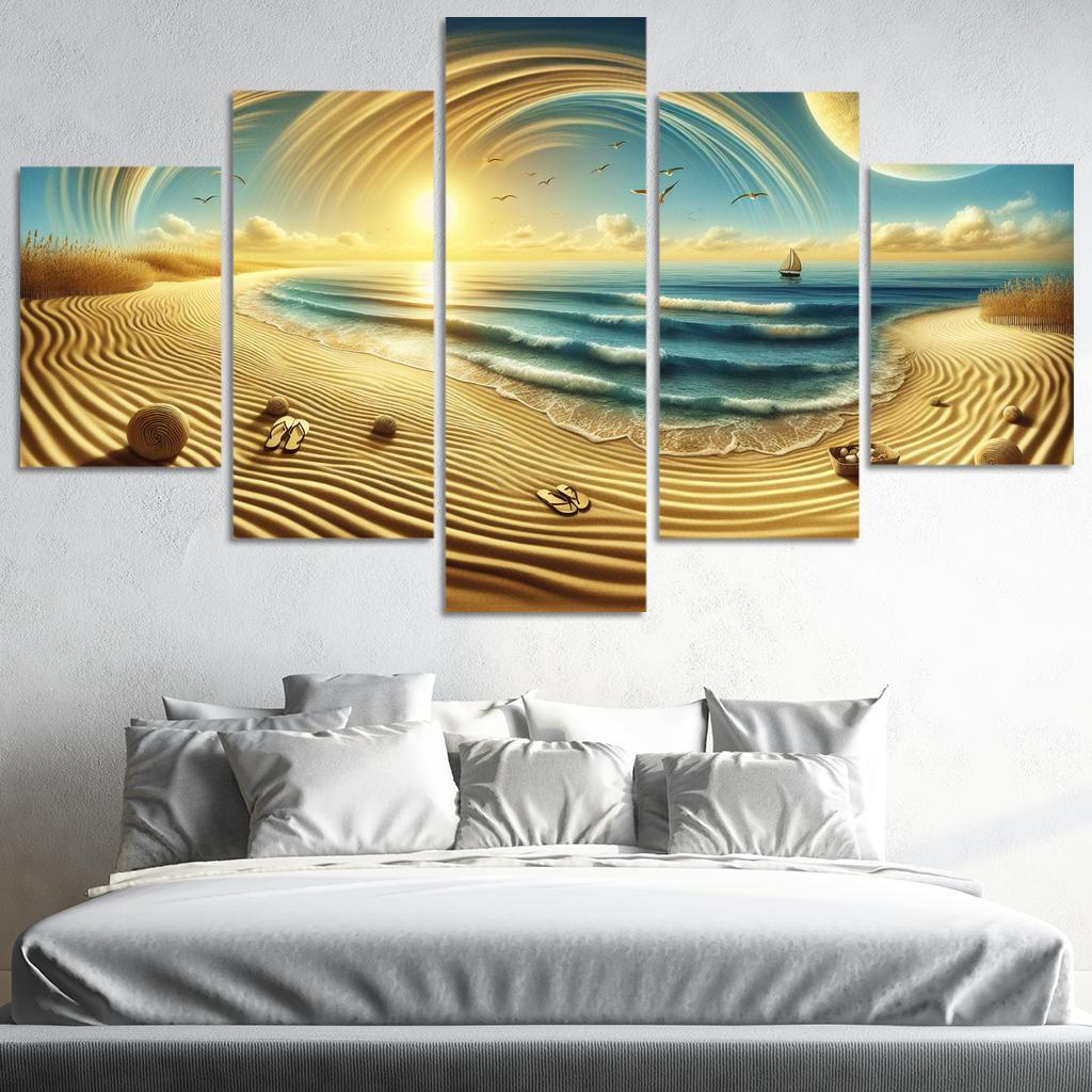 Serenity Sands Beach Premium Artwork Frames