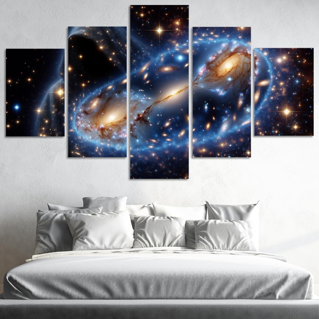 The Mysteries Of Dark Matter Abstract Paintings Frame