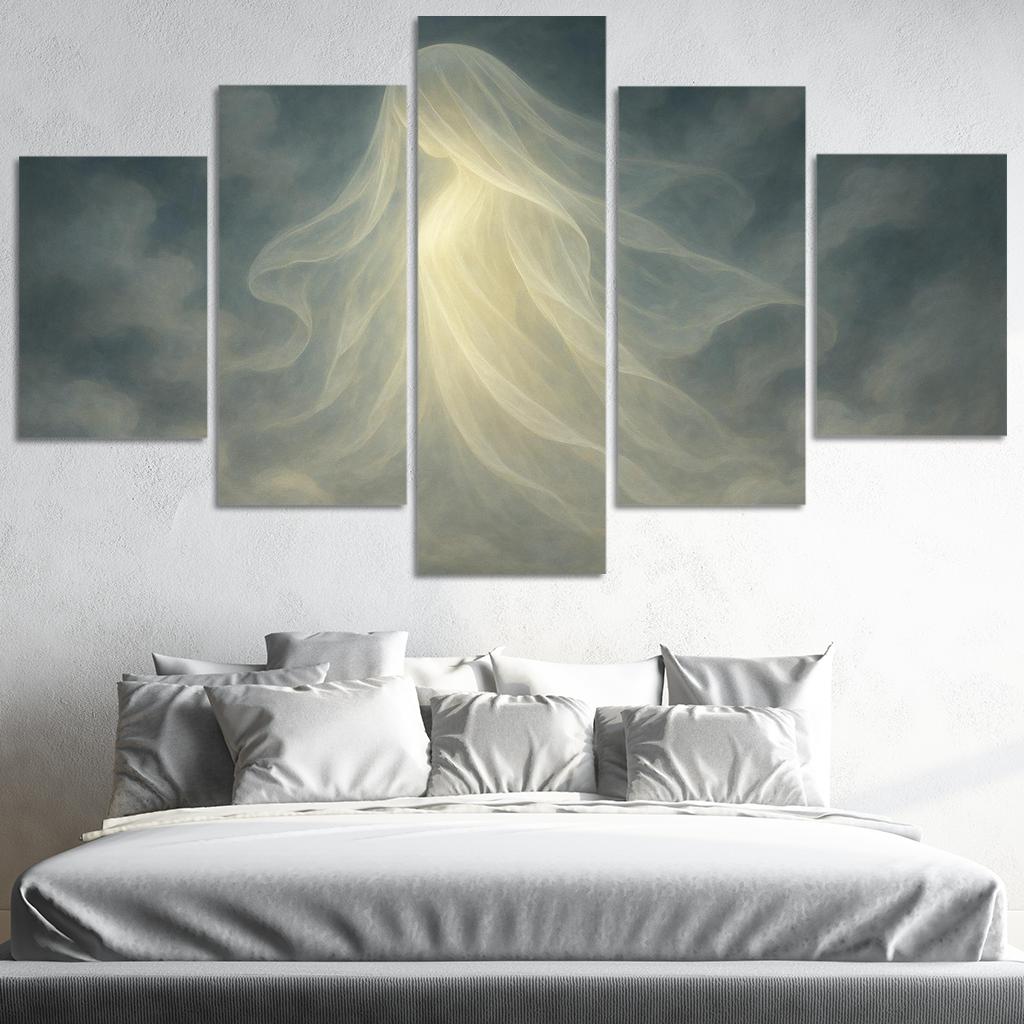 Luminous Veil Of Dreams Oil Paintings Frame
