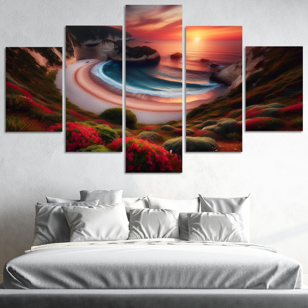 Crescent Moon Bay Custom Paintings Frame