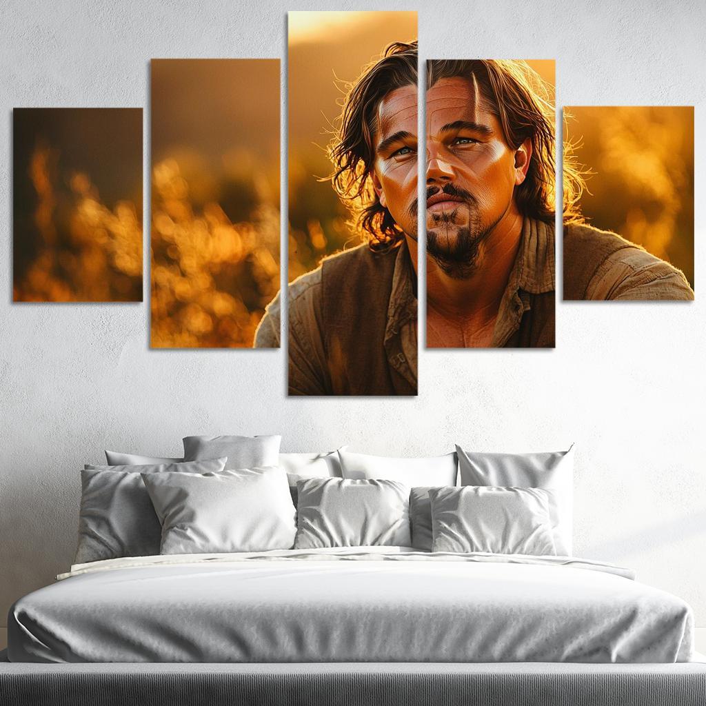 Leonardo Dicaprio Chasing Dreams Beyond Titanic Waters Framed Paintings