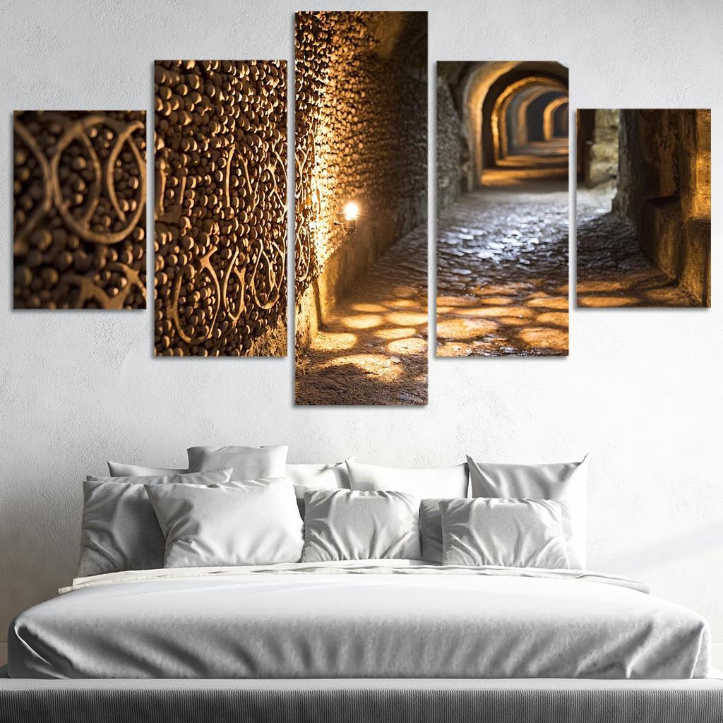 The Catacombs Of Paris Abstract Paintings Frame
