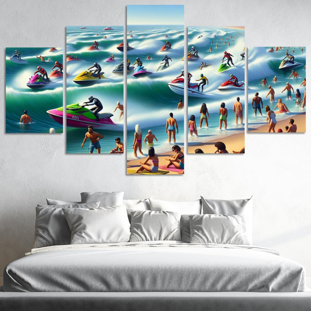 Whirlwind Bay Adventure Awaits Abstract Paintings Frame