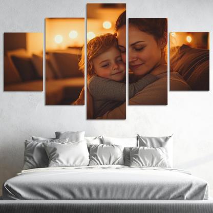 Caring Hands The Touch Of A Mother Canvas Paintings Frame