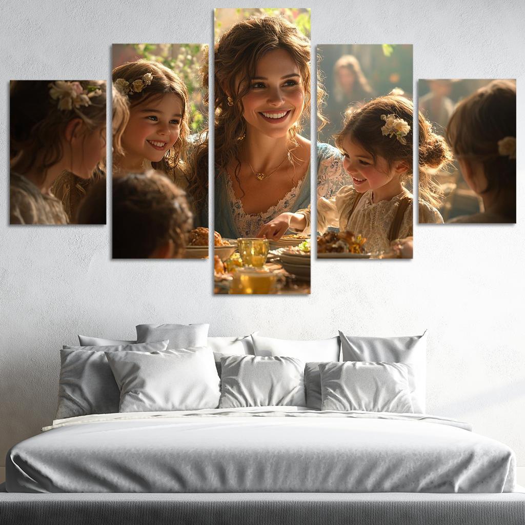 The Heartbeat Of The Family A Mothers Love Custom Paintings Frame