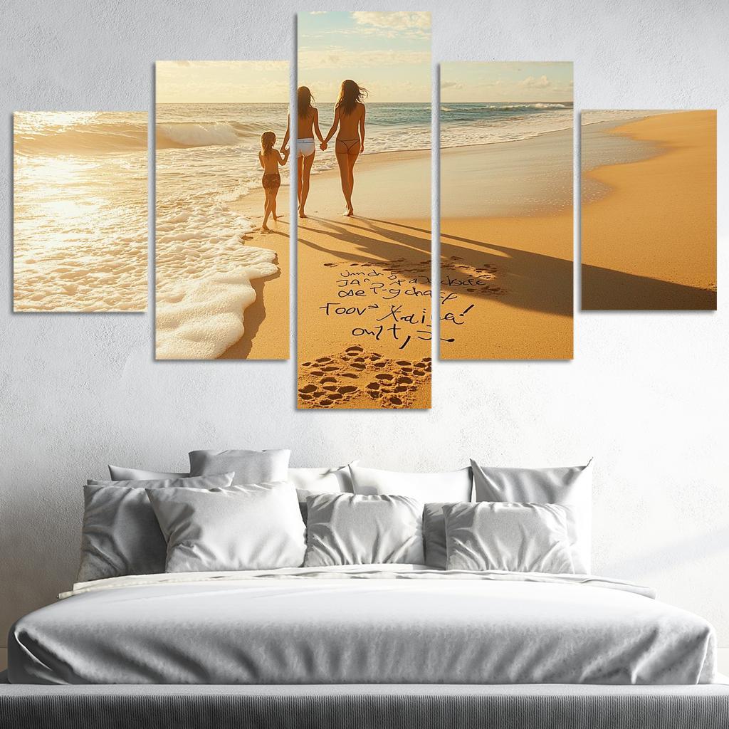 Footprints In The Sand A Mothers Journey One-piece Frames