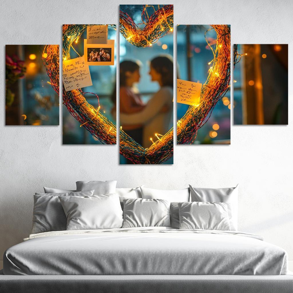 Heartstrings The Unbreakable Bond Canvas Paintings Frame