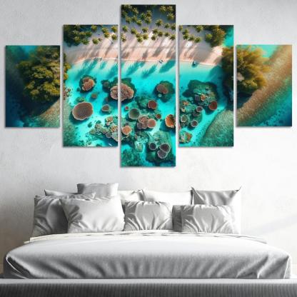 Crystal Waters An Aquatic Wonderland Custom Paintings Frame