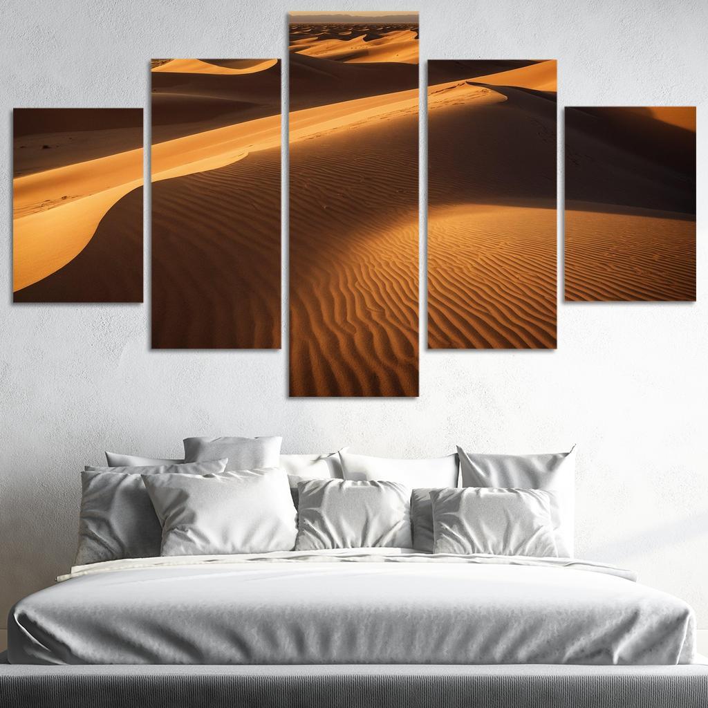 The Golden Sands Of Solstice Dunes Oil Paintings Frame