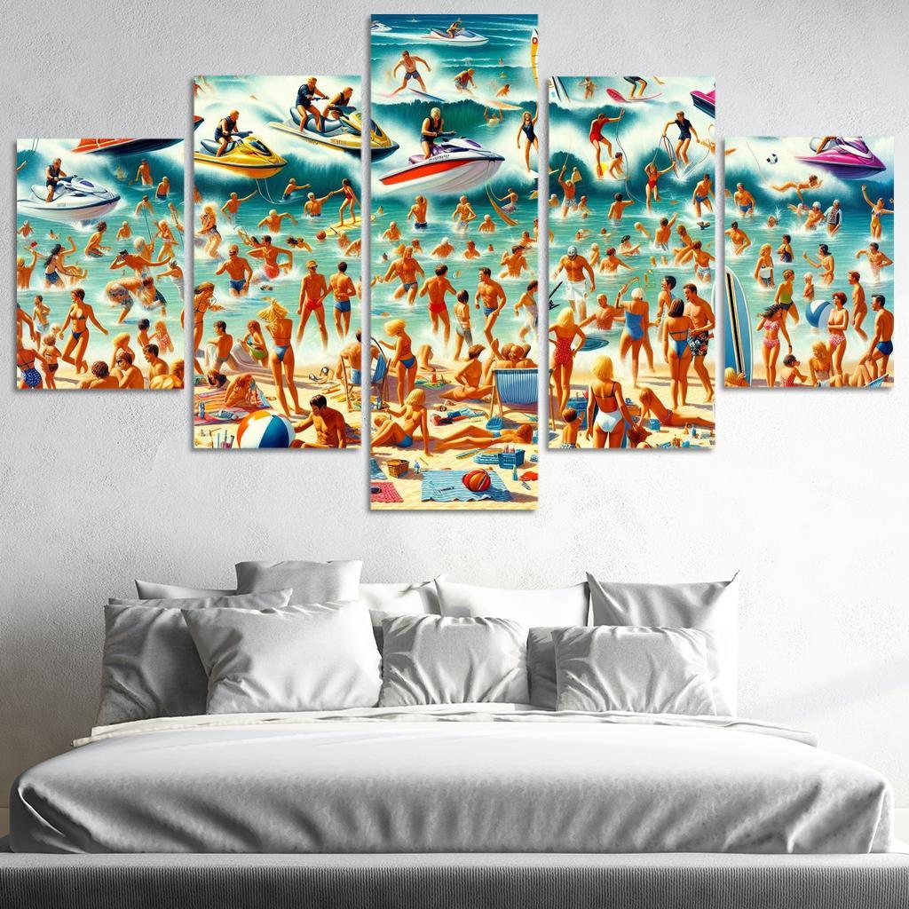 Adventure Cove Thrills On The Water Abstract Paintings Frame