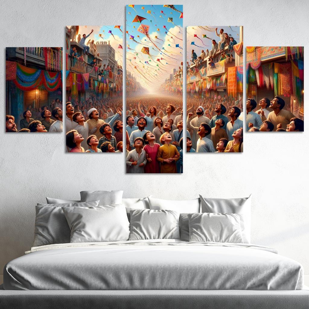 International Kite Festival - India Modern Paintings Frame