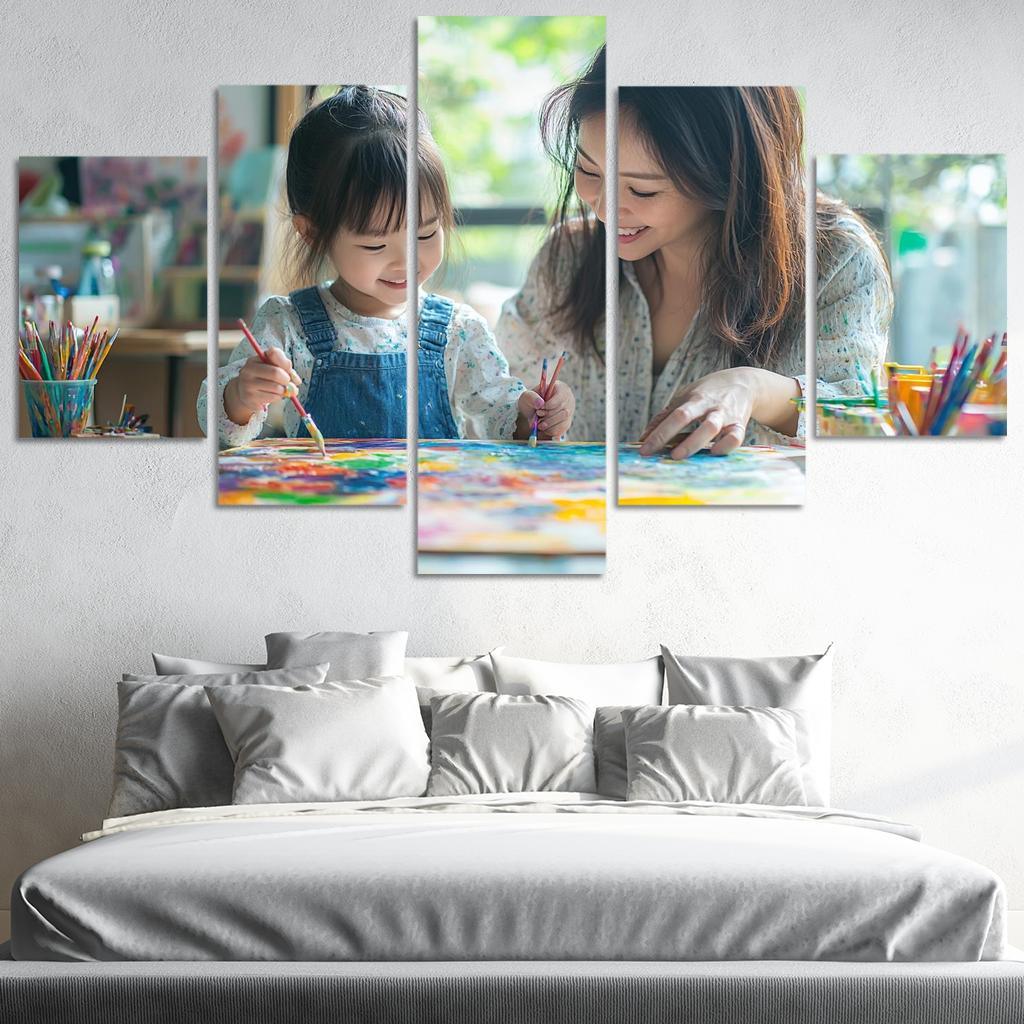 The Canvas Of Life A Mothers Creative Love One-piece Frames