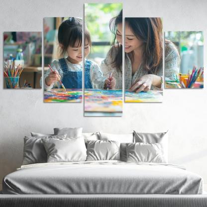 The Canvas Of Life A Mothers Creative Love One-piece Frames