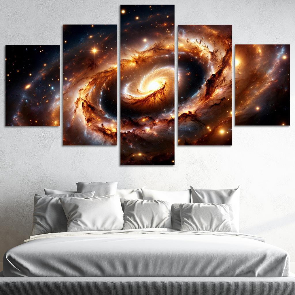 The Phenomenon Of Quasars Abstract Paintings Frame