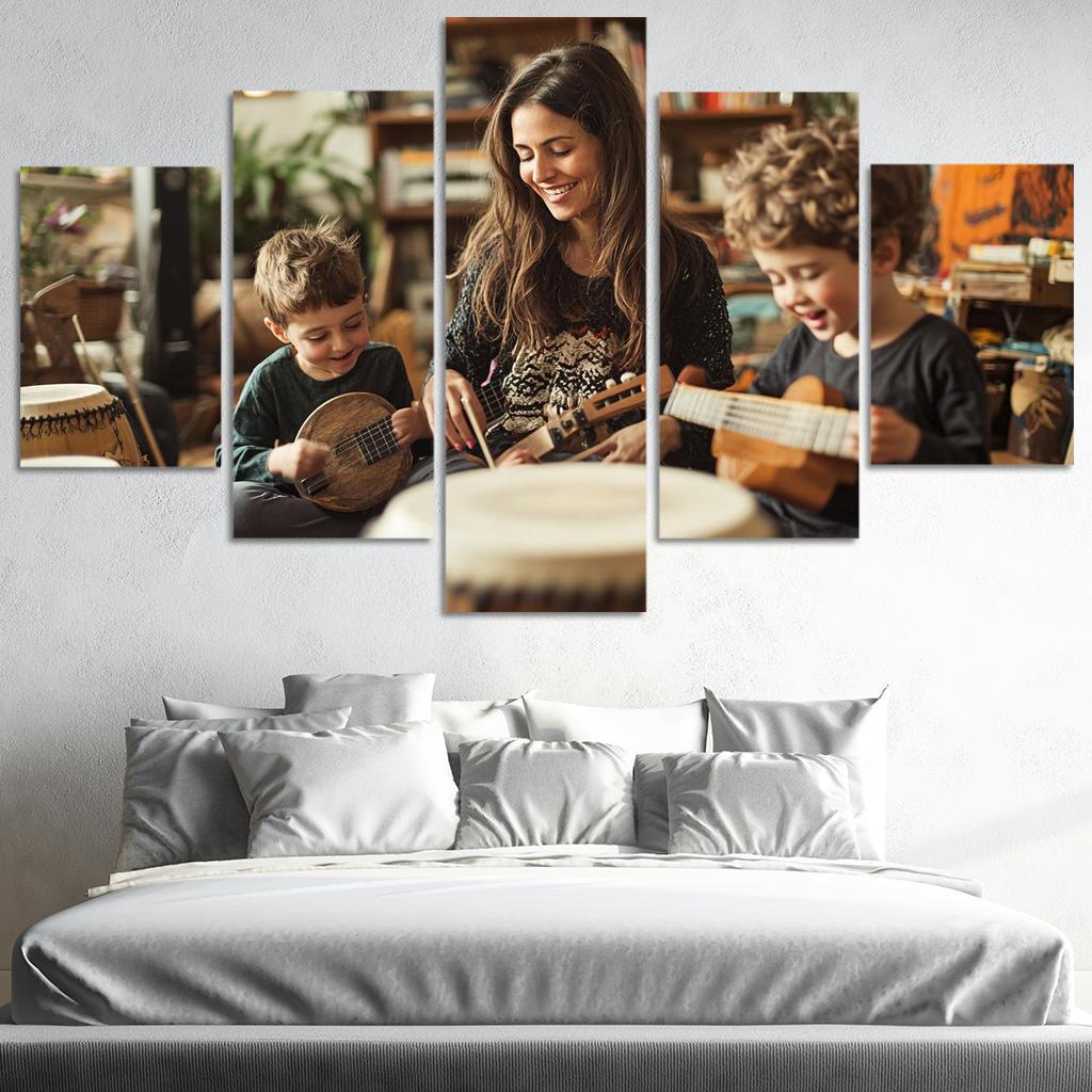 A Symphony Of Love A Mothers Melodies Canvas Paintings Frame